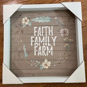 Faith Family Sign